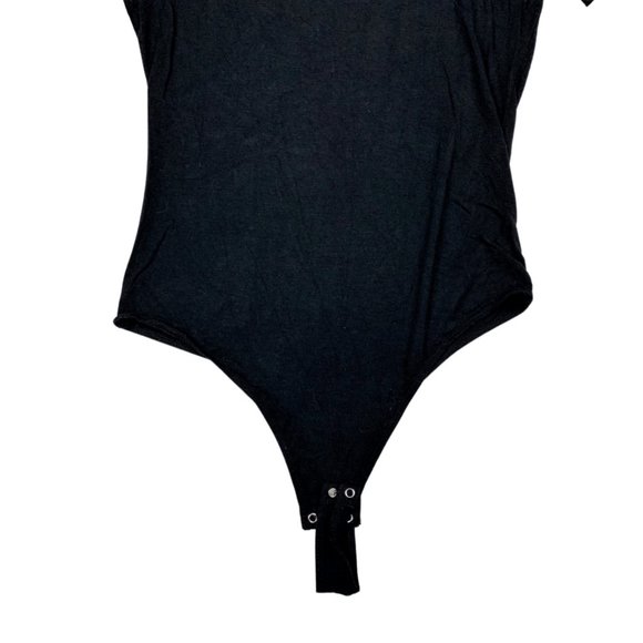 (Up To 50% Off SALE) Garage Turtleneck Short Sleeve Bodysuit Top - Picture 3 of 3